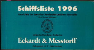 Die Deutsche Schiffsliste 1996 (1 St.) Eckardt & Messtorff